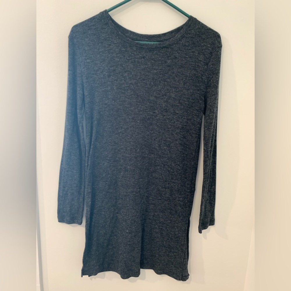 Old Navy tall long gray sweater